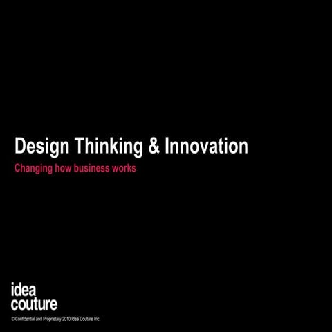 Introduction to Design Thinking for Business Students