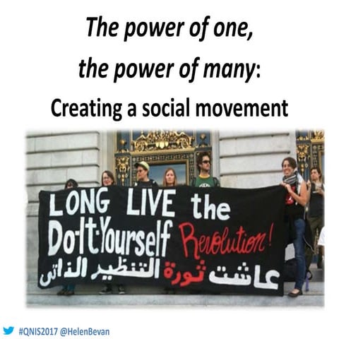 Creating a social movement