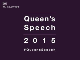 Queen's Speech 2015: The State of the U.K.