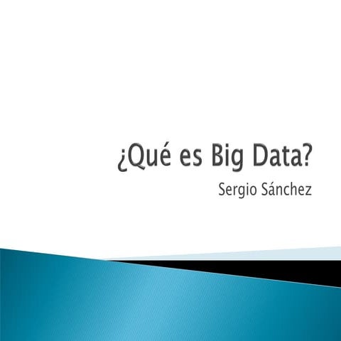 Que es big data