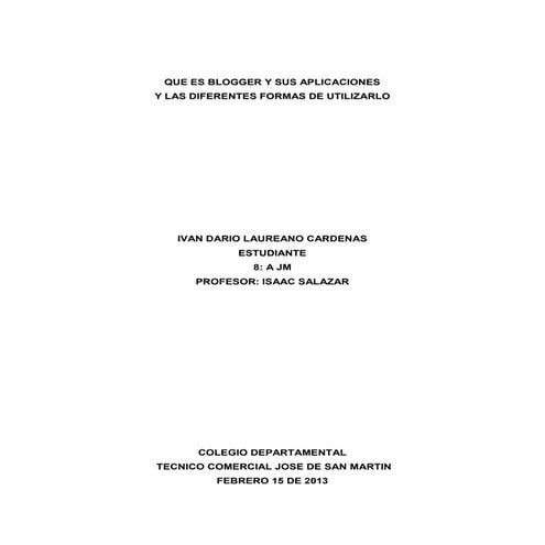 Que es blogger y sus aplicaciones