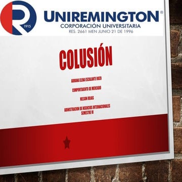 Que es colusion | PPTX