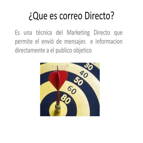 Que es correo directo