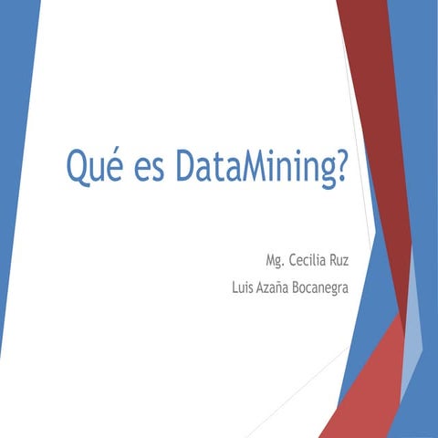 Que es Datamining y su importancia el rpoceso de KDD