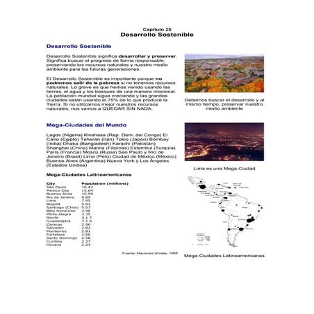 DESARROLLO SOSTENIBLE