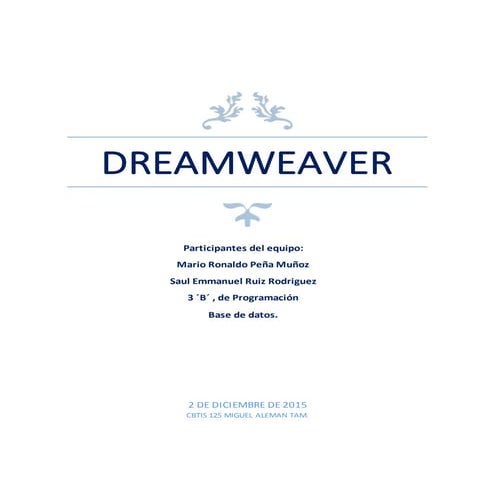 Que es dreamweaver