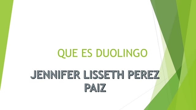Que es duolingo jennifer