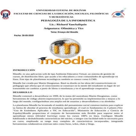 Que es edmodo y el moodle 