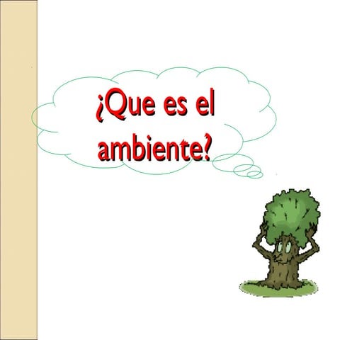 Que es el ambiente