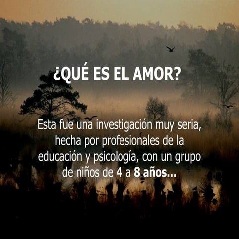 Que es el amor