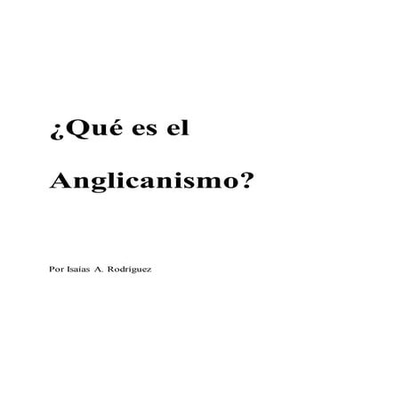 Que es el_anglicanismo