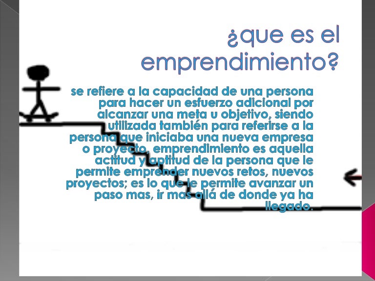 Que es el emprendimiento