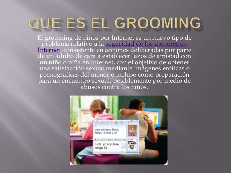 Que es el grooming