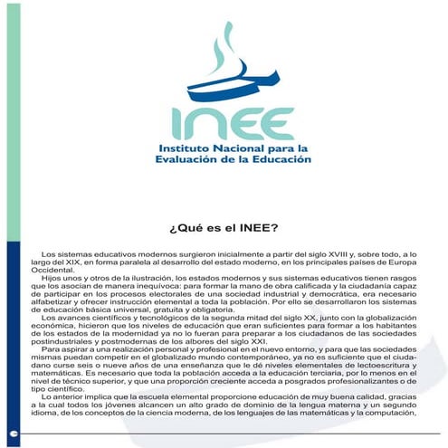 Que Es El Inee | PDF