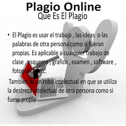 Que es el plagio | PPTX