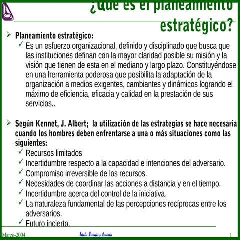 PLANEAMIENTO ESTRATÉGICO