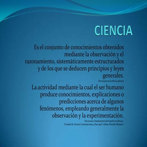 Que es esa cosa llamada ciencia | PPTX