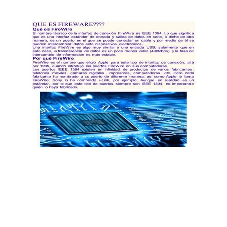 Que es fireware | PDF