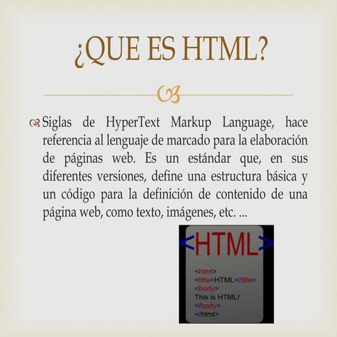Html html5 diapositivas | PPTX