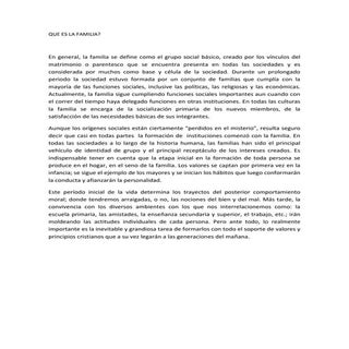 Que es la familia tarea carlos espadas