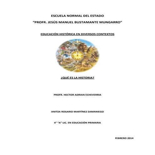 Que es la historia