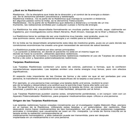 Que es la radiónica  