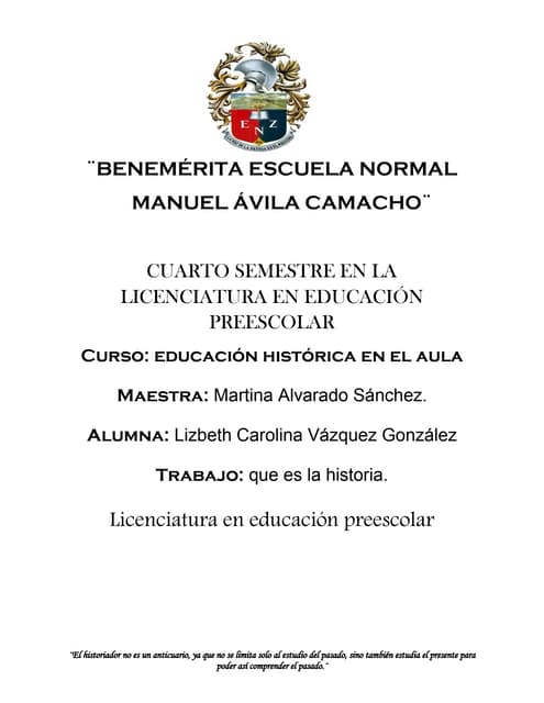 Que es la y para que sirve la historia