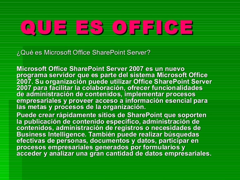 Que Es Office[1]