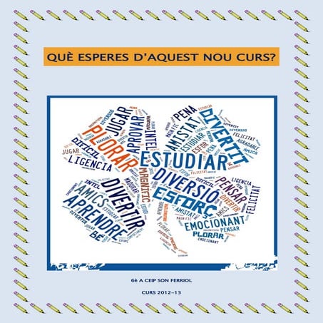 QUÈ ESPERES D'AQUEST NOU CURS?