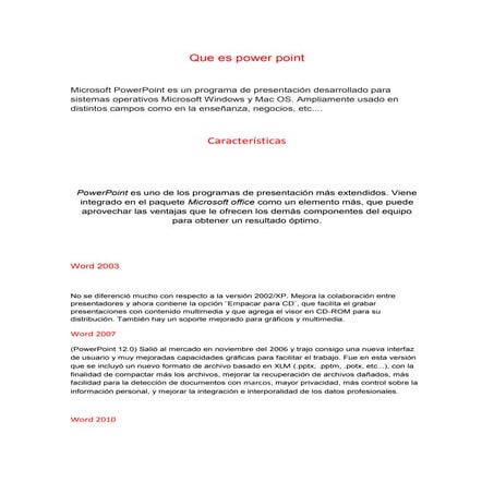 Que es power point | PPTX