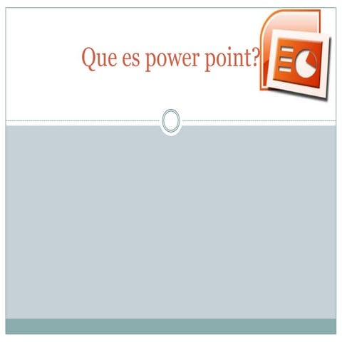 Que es power point