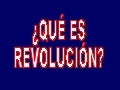 ¿Que es revolución?
