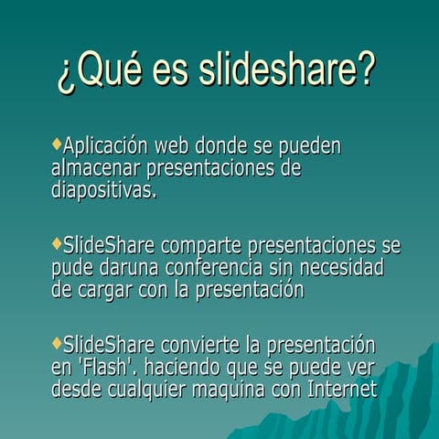 Que es slideshare