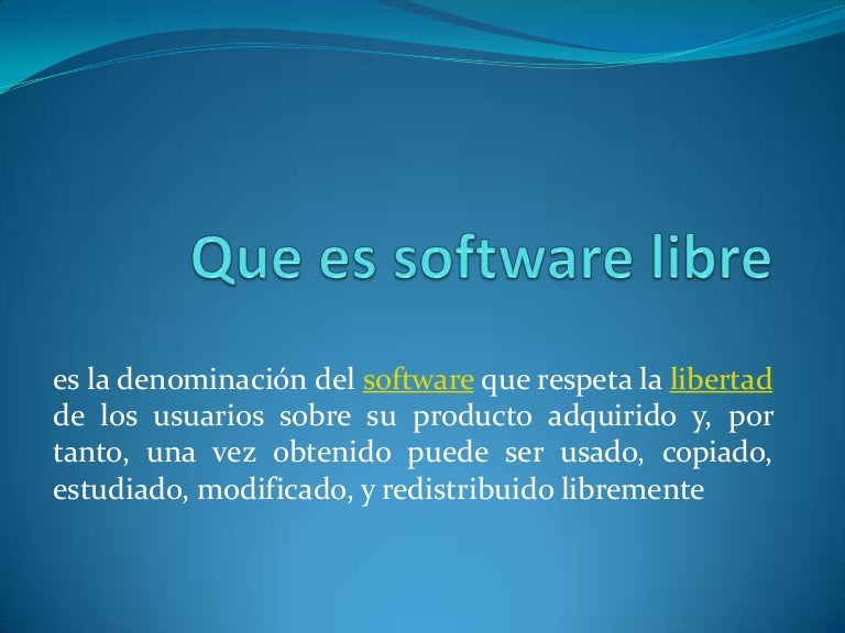 Que es software libre pdf at nancy sheridan blog