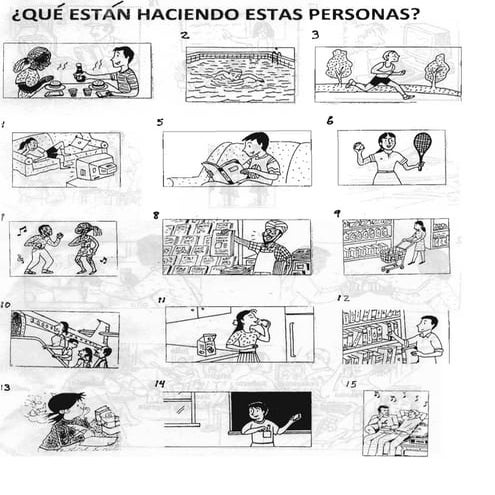 Que estan haciendo estas personas