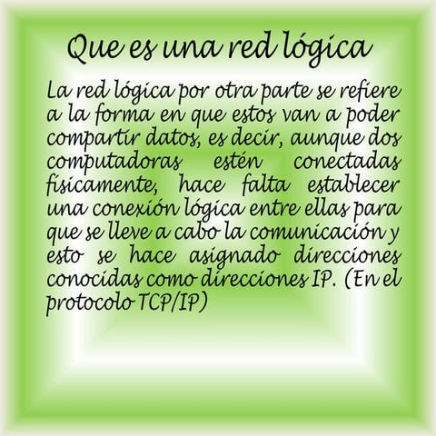 Que Es Una Red LóGica