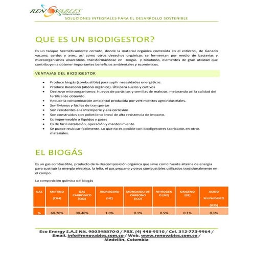 Que es un biodigestor