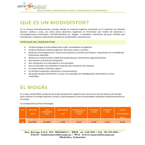 Que es un biodigestor