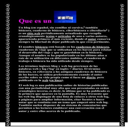 Bitacora y Blog | PPTX