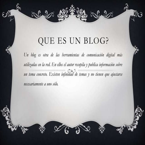 Que es un blog