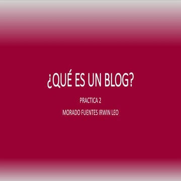 Que es un blog