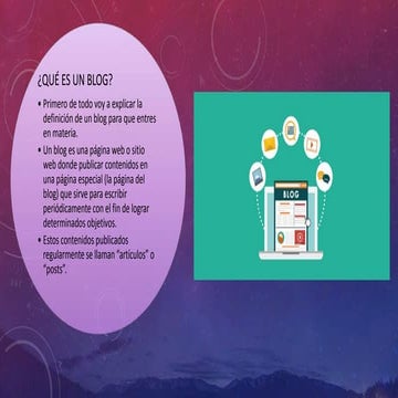 Que es un blog