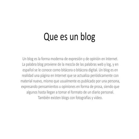 Que es un blog1