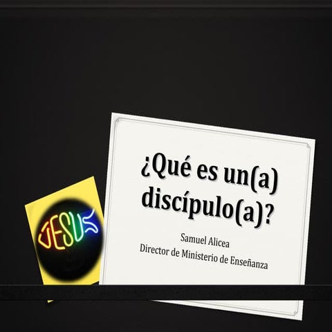 Que es un discipulo | PPT