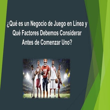 ¿Qué es un Negocio de Juego en Línea y Qué Factores Debemos Considerar Antes ...