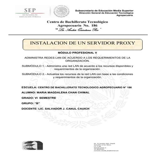 Que es un servidor proxy y los diferentes tipos que existencompletomasomnjjb