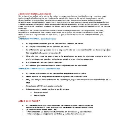 Que es un sistema de salud