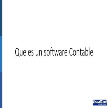 Que es un software contable