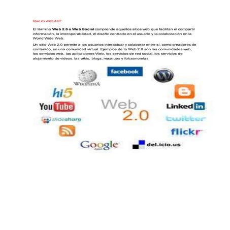Herramientas de la web 2.0 (slideshare) | PPTX