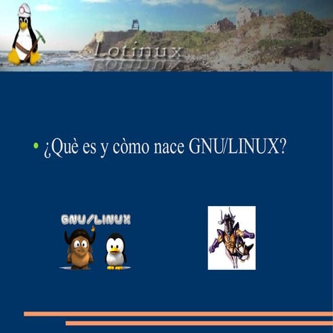 Como nace Linux